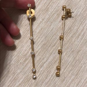 Rachel Zoe Crystal Drop Earrings